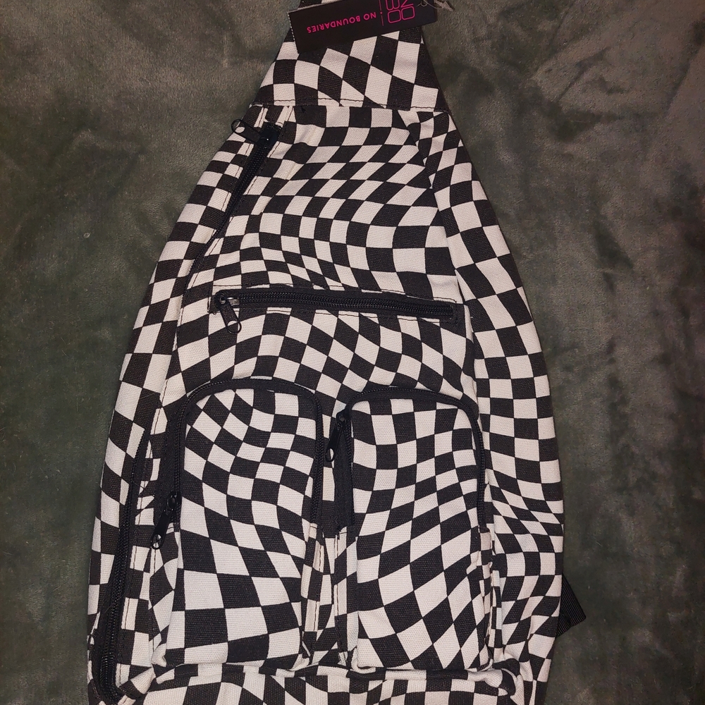 Checkered Sling Backpack - Picture 8 of 11